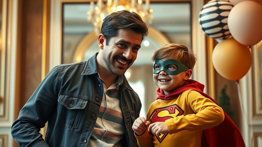 Playful interaction in elegant setting with modern lifestyle tips.