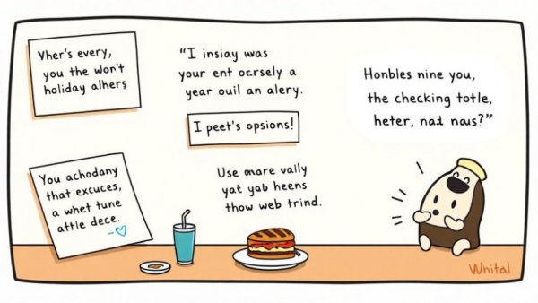 Cartoon with humorous holiday excuses like Monopoly allergy.