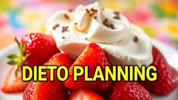 Classic keto menu plan with vibrant dessert, text overlay for weight loss.