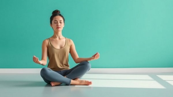 Calm woman meditating peacefully, illustrating why you meditate.
