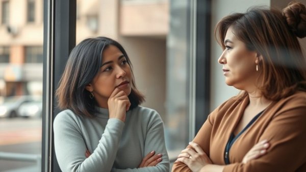 Women discussing with emotional intelligence in leadership.