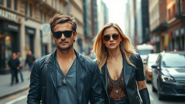 Stylish city walk reflecting a balanced lifestyle routine.