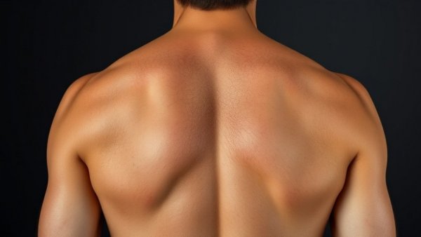 Cyclosporine effect showing hair growth on back