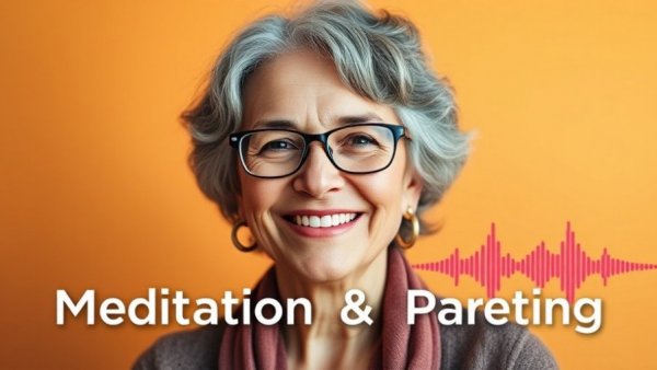 Podcast cover on parenting from love and fear with woman smiling.