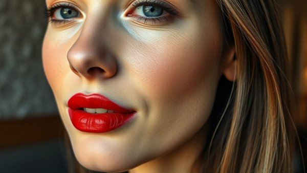 Close-up showcasing summer lip trends with vibrant colors and gloss.