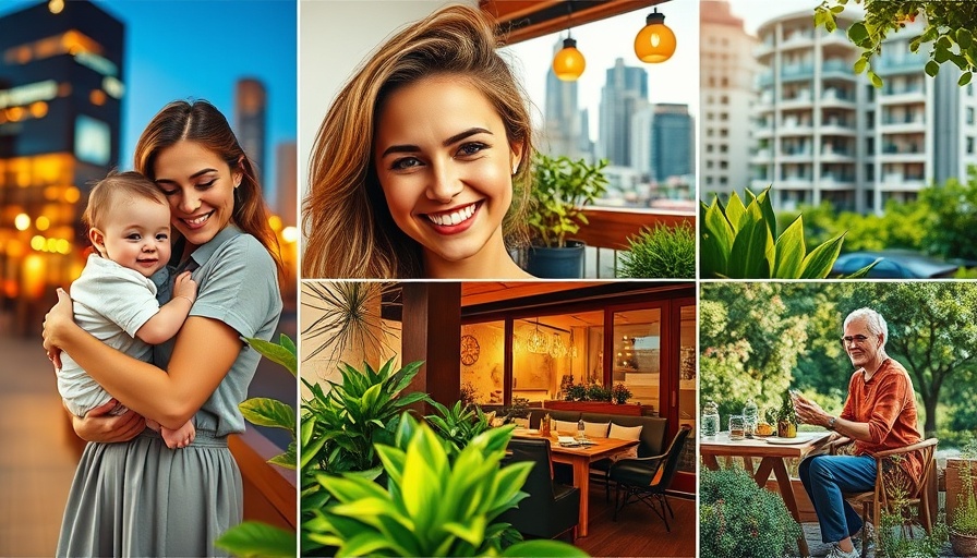 Modern lifestyle tips: Embracing family, gardening, dining, enjoying nature.