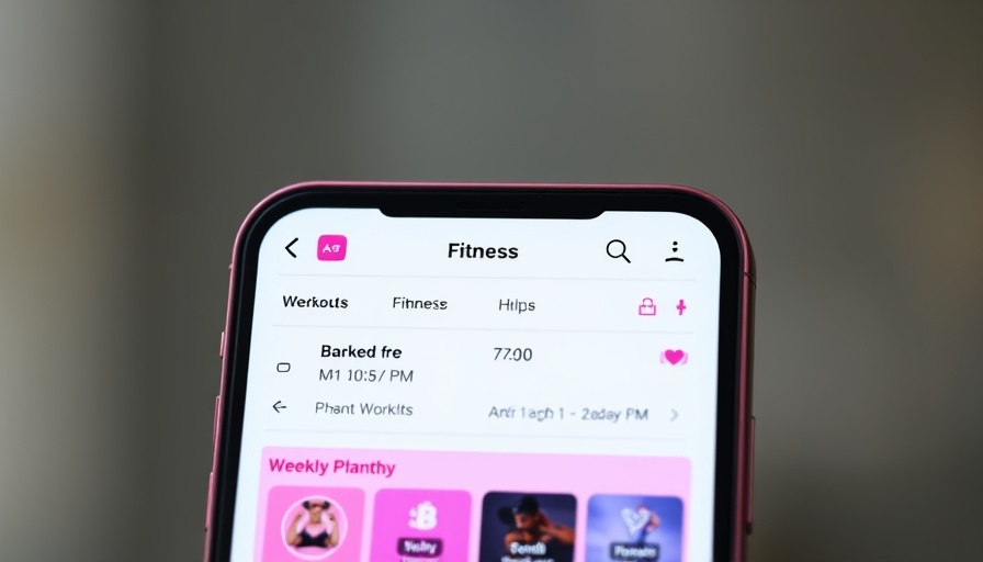 Mobile fitness app interface to keep your fitness momentum going