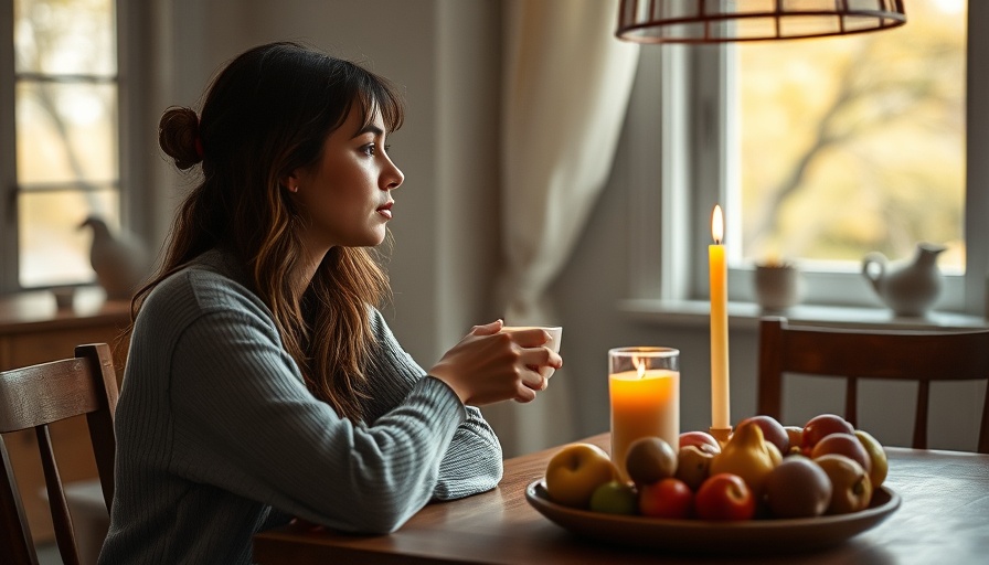 Modern lifestyle tips: woman enjoying tea in a sunlit dining room.