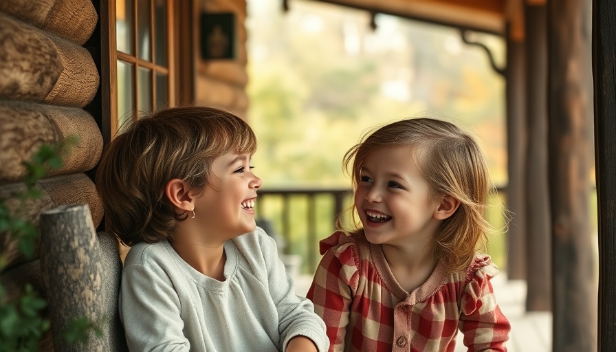 Charming young siblings on a porch depicting joy and warmth, modern lifestyle tips.