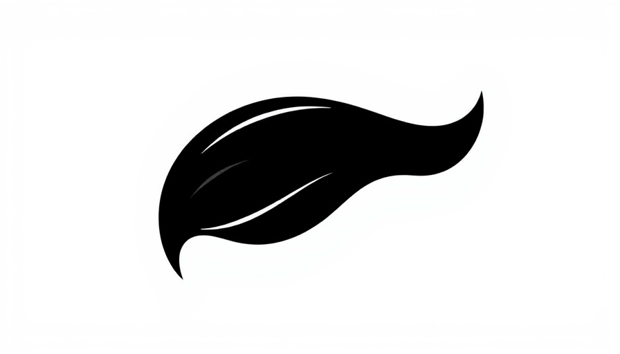 Simple hair silhouette on white background for hair loss treatment.