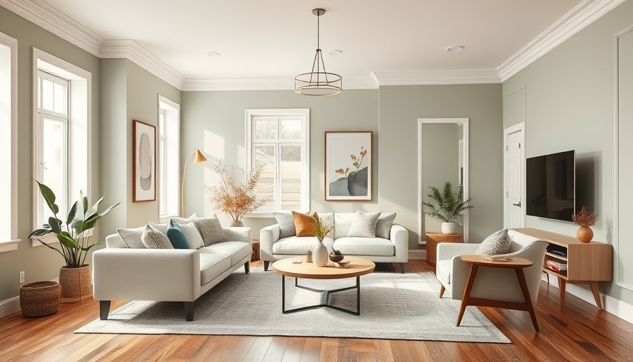 Cozy post-divorce apartment design with modern decor and warm tones.