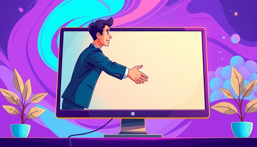 Vibrant illustration of CJ Affiliate for restaurant owners.