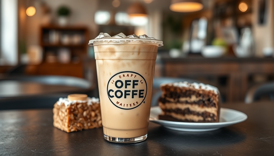 The Bagel Hole Franchise Expansion coffee and cake.