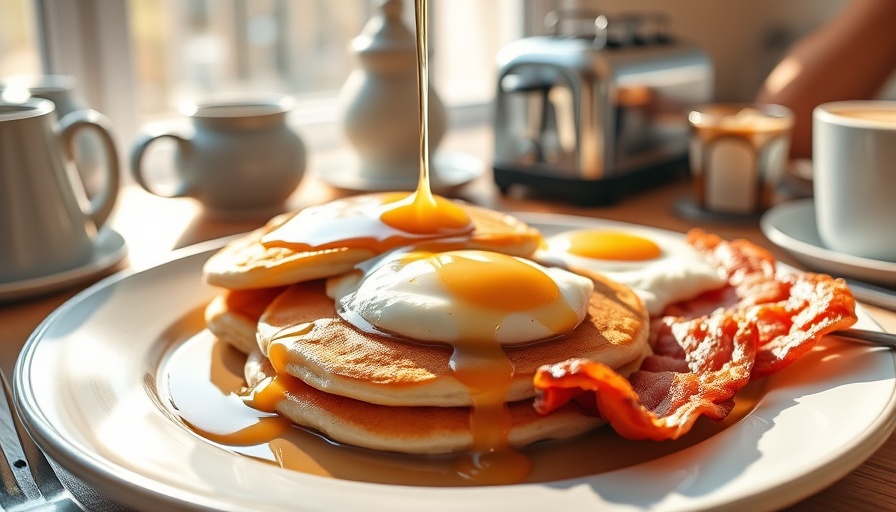 Mouthwatering breakfast plate for restaurant marketing ideas for September.