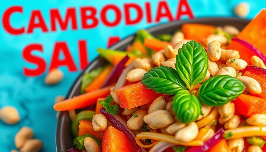 Colorful Cambodian papaya salad featured in 2025 Best New Chefs issue.