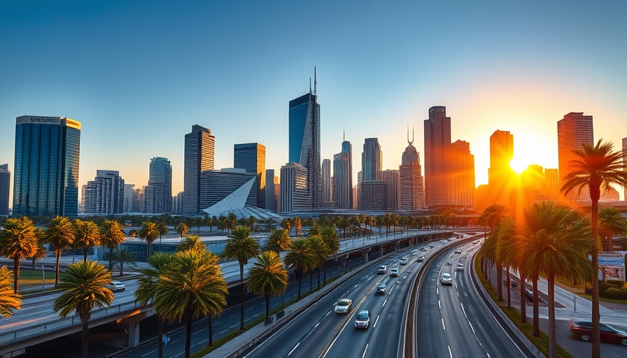 US cities hardest hit by inflation: city skyline at sunset.
