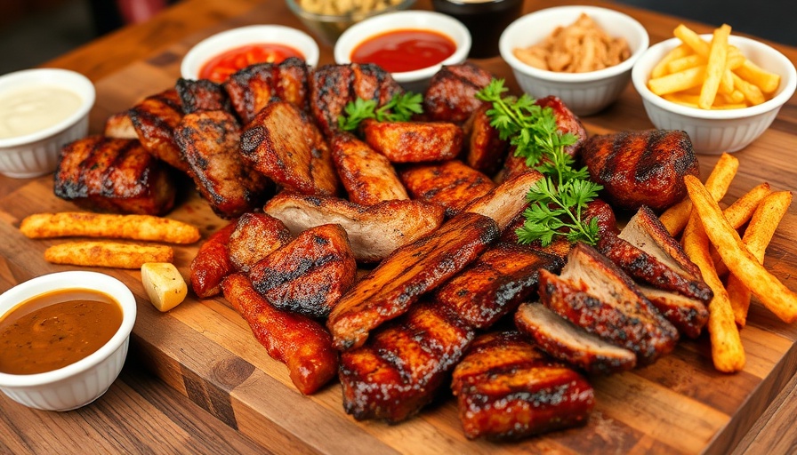 Dickey's Barbecue Pit Expansion features a flavorful barbecue platter with meats and sides.