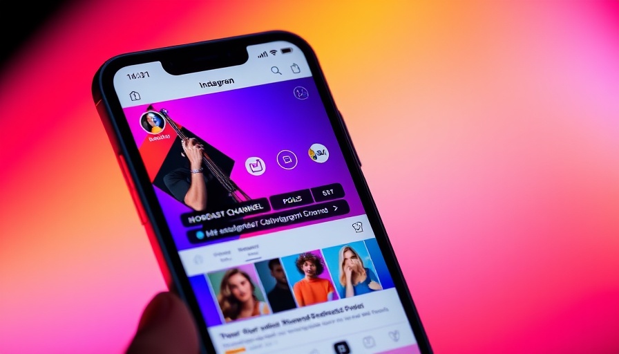 Instagram broadcast channel features showcasing app interface.