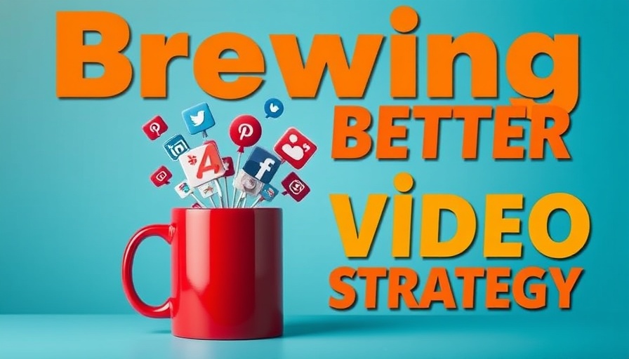 Colorful poster on social video insights for influencers.