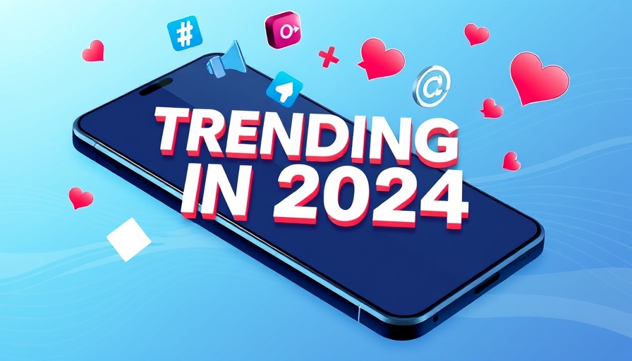 Influencers and Social Video trends 2024 with floating icons and text.