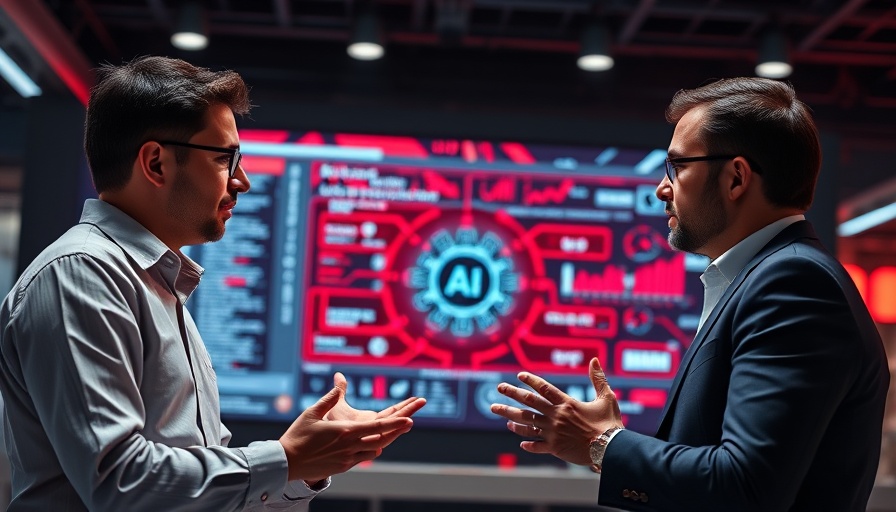 Presenters discussing AI evaluations complete course with instructional graphic.