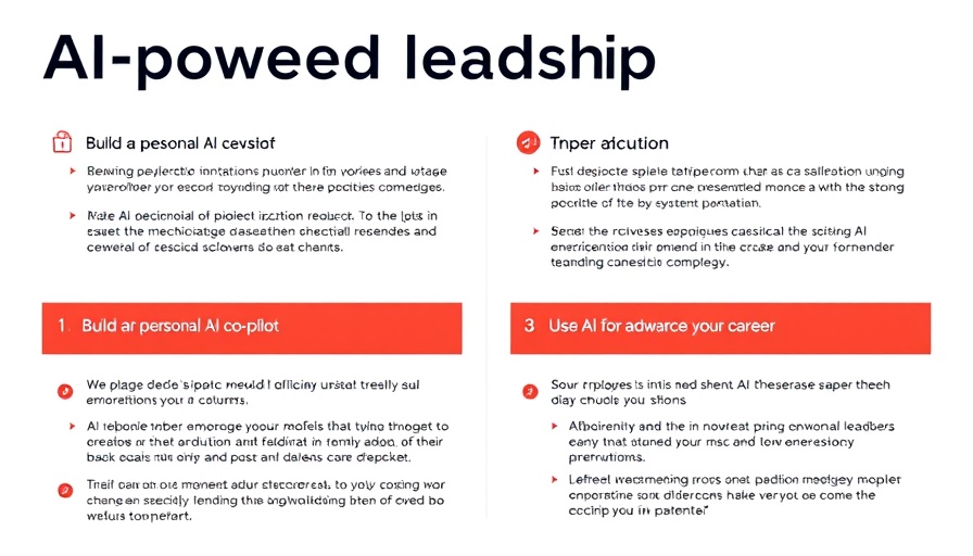 AI Learning Path for Influencers infographic for leadership tips.