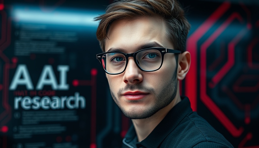 YouTube research agent with Claude Code promotion, digital theme.