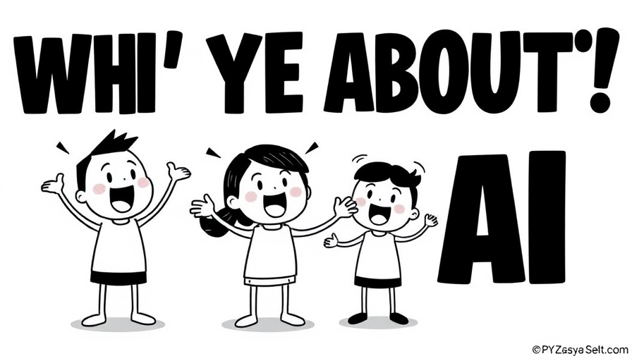 AI hype influencers cartoon meme with enthusiastic characters.