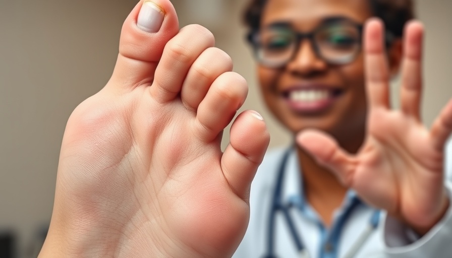Foot lesion treatment with healthcare professional
