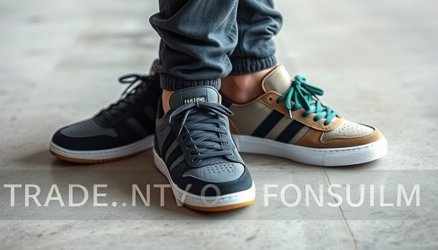 Trade casual sneakers, barefoot dad sneakers concept.