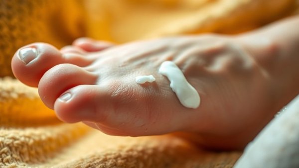 Close-up of foot with callus removal transformation.