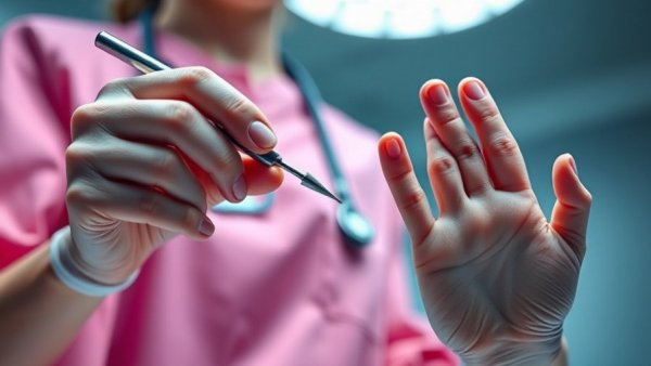Dermatologist discusses nail fungus treatment in clinical setting.
