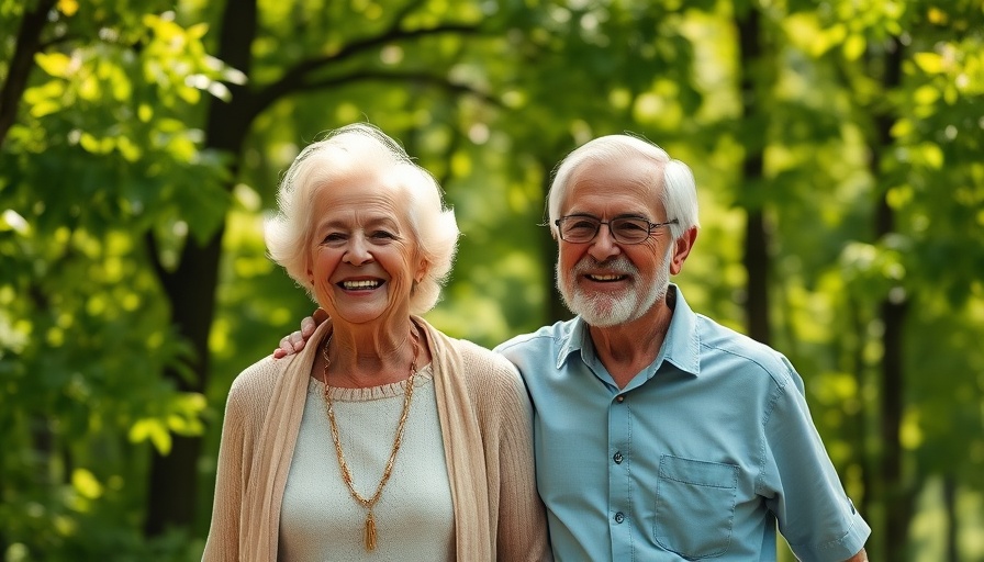 Elderly couple walking in forest, foot health tips for Adelaide Hills residents.