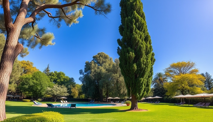 Peaceful park and walking trails in Burnside surrounded by gum trees.