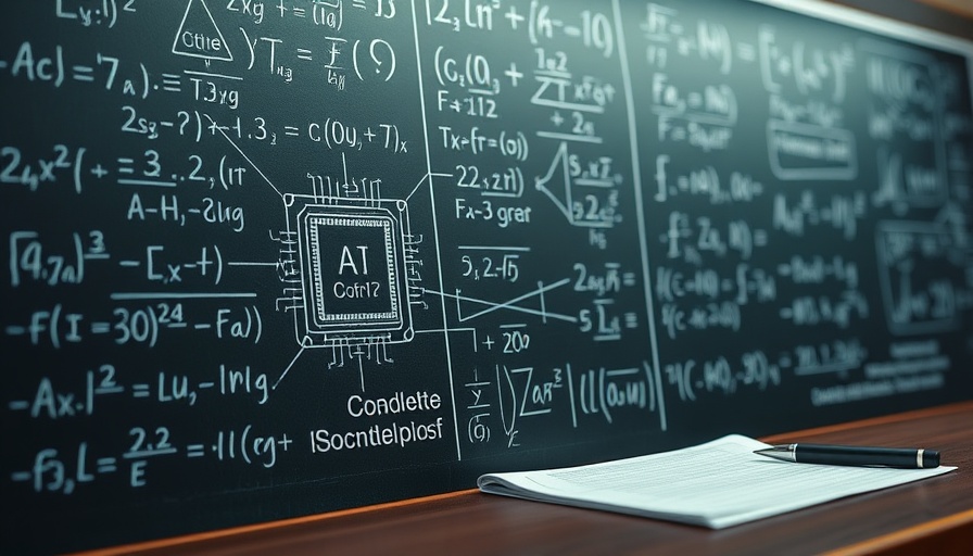 ChatGPT-5 advanced mathematics proofs on futuristic AI chip.