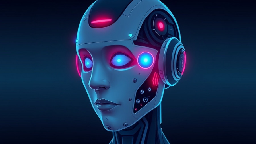 Illustration of AI brain interface with circuitry, AI authorship protocol concept.