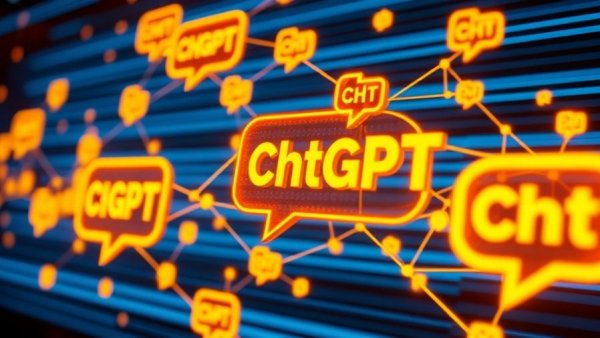 Interconnected ChatGPT logos illustrating its effect on search behavior.