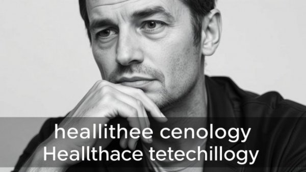 Thoughtful CEO portrait discussing AI scribes improving patient care.