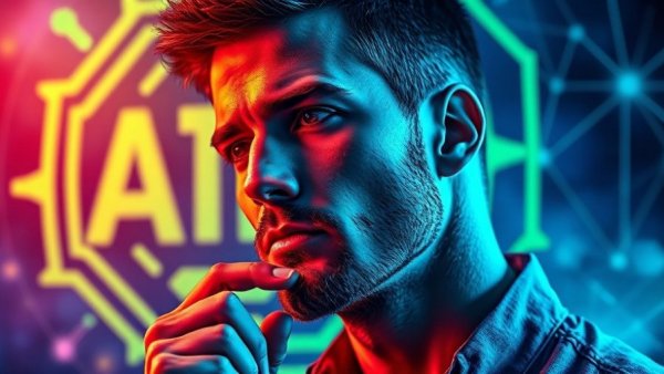 Vibrant AI-themed portrait hinting at OpenAI Pentagon deal credibility.