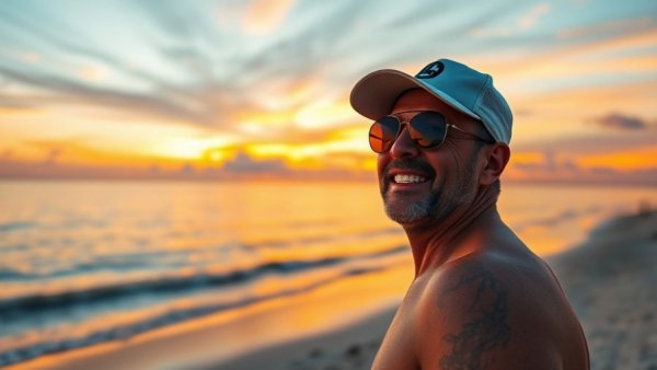 GEM Denver Ambassador enjoying sunset on the beach.