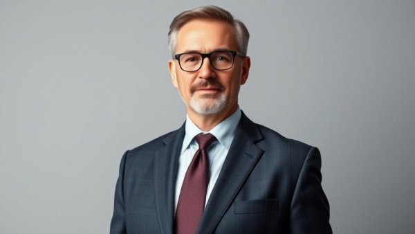 Canon Medical Imaging Solutions executive portrait, professional and confident.