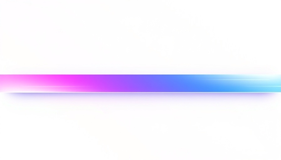 Gradient bar showing future of healthcare digital design