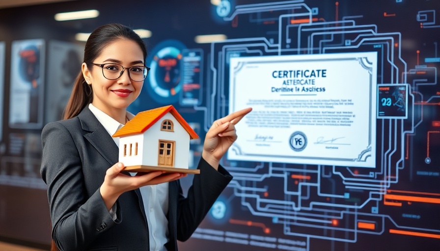 Career opportunities in real estate certificate concept visual.