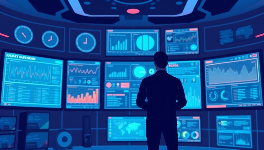 AI in Oncology: Person analyzing data on digital screens.