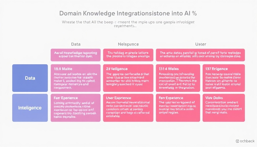 Overview of injecting domain expertise into AI system chart.