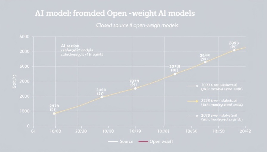 Comparison graph of AI models showing AI trends transforming business.