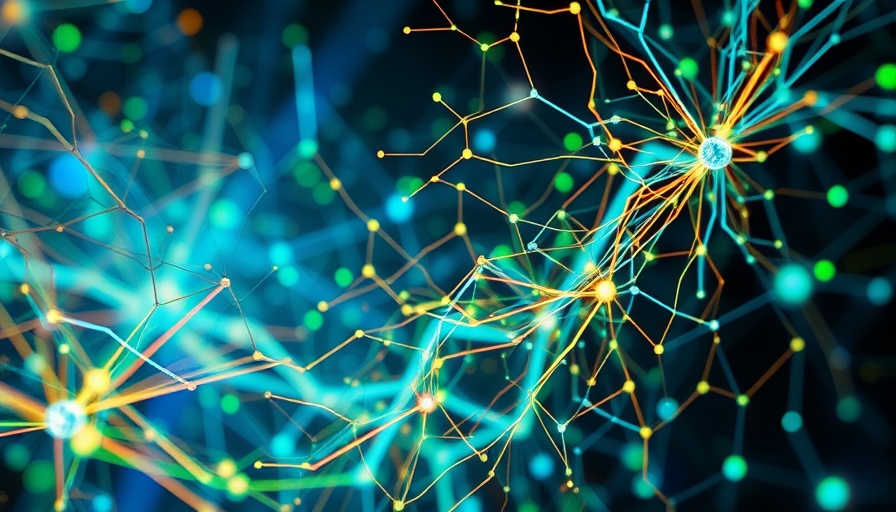 Abstract neural network visualization, small language models concept.