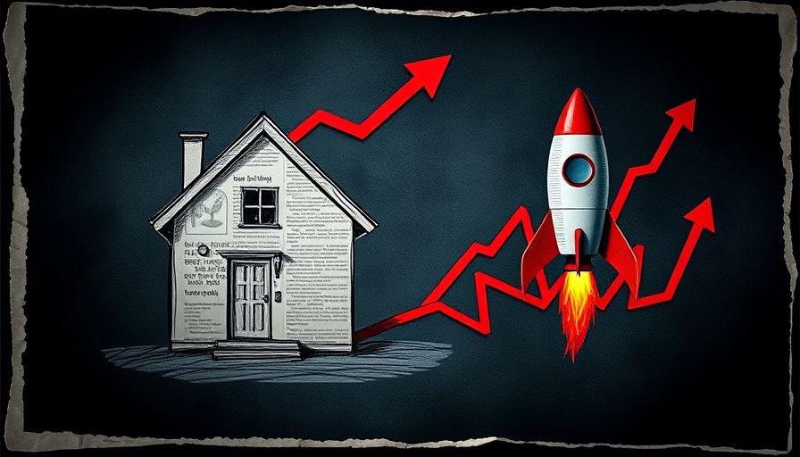 Collage showing iBuying challenges and solutions with key, rocket, and arrows.
