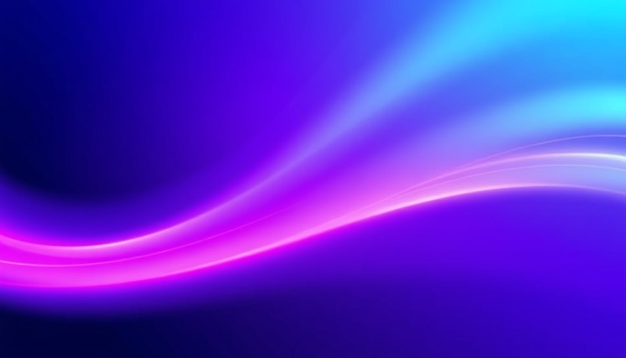 Futuristic gradient graphic for Legal Tech Investment 2025.