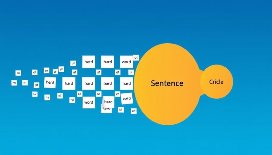 Illustration of sentence embeddings vs word embeddings with transition graphics.